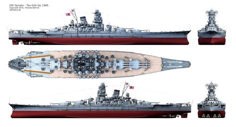 IJN Yamato (大和, "Great Harmony") was the lead ship of her class of ...