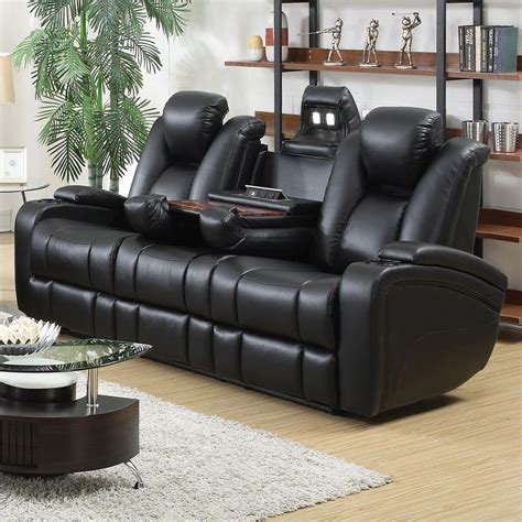 power recliner sofa with cup holder and usb - moallankamp-mckinley