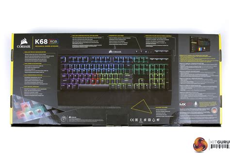 Corsair K68 RGB Keyboard Review | KitGuru