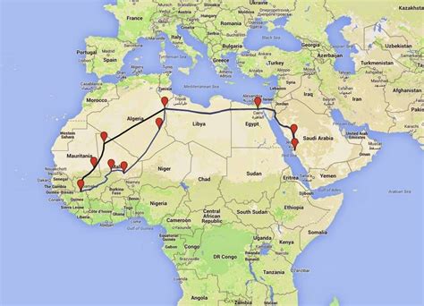 Mansa Musa’s Hajj Route (circa 1324 AD) | Historical maps, Pilgrimage ...