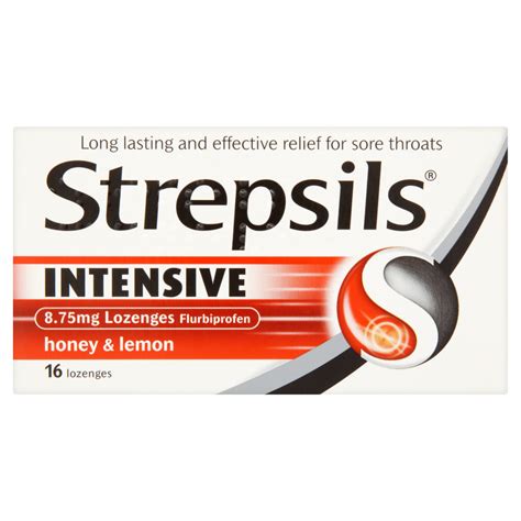 Strepsils Intensive Honey & Lemon Lozenges