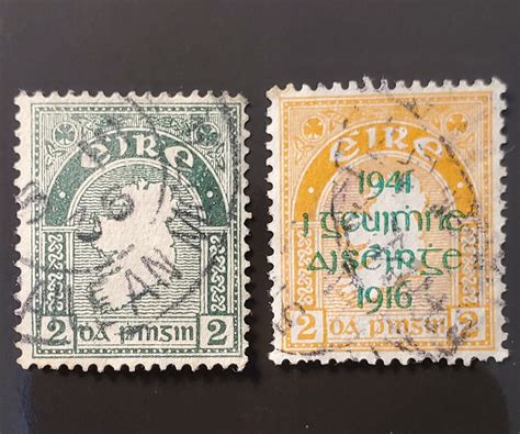 1934 Eire Stamps Very Rare From Ireland. Selling Both | Etsy