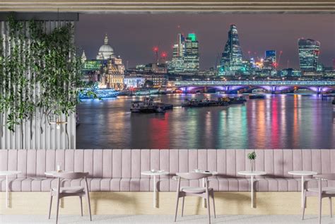 London UK City Wall Mural Night Skyline Wallpaper Cityscape Photo Home ...