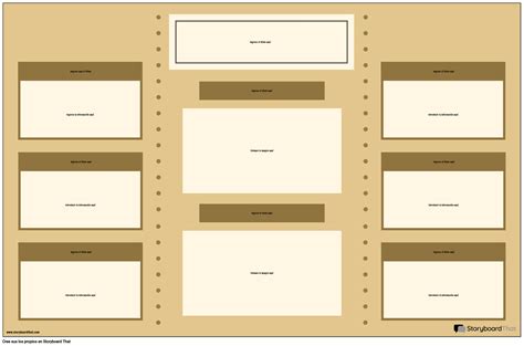 Póster de la Feria de Ciencias Tríptico Storyboard