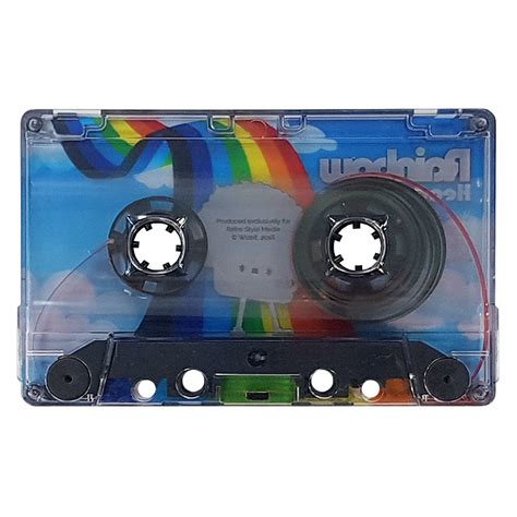 Rainbow Head Cleaning Cassette Tape - Retro Style Media