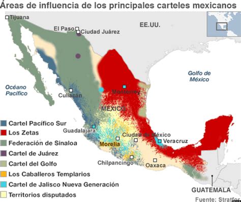 El nuevo mapa del narcotráfico en México | HuffPost