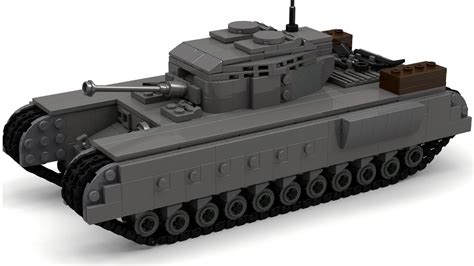 Lego WWII British Churchill Tank Instructions - YouTube