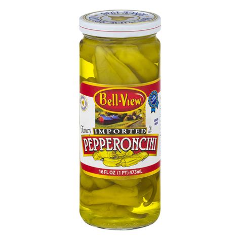 Golden Greek Pepperoncini 16oz. — Bell-View Foods