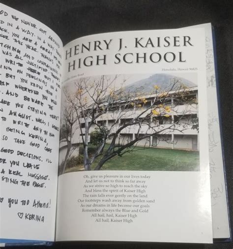 Henry J Kaiser High School Honolulu Hawaii 1999 Yearbook Year Book | eBay