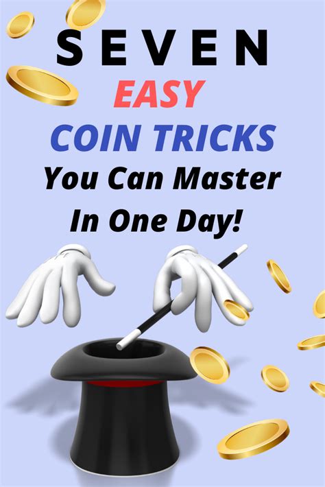 Great Close-Up Magic Coin Tricks | Coin tricks, Easy magic tricks ...