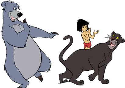 *BALOO, MOWGLI & BAGHEERA ~ The Jungle Book, 1967 | Masha y el oso, Masha