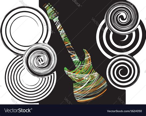 Abstract guitar Royalty Free Vector Image - VectorStock