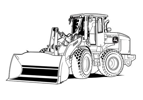 Free Coloring Pages Of Backhoes