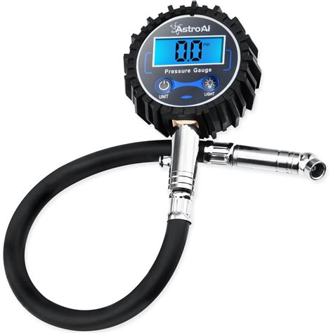 Digital Tire Pressure Gauge 230 PSI Heavy Duty Electronic Accurate Air ...