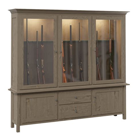 Deluxe 20-Gun Cabinet from DutchCrafters Amish Furniture