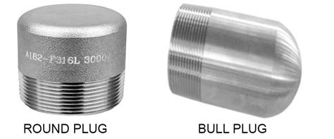 Round Threaded Bull Plug Manufacturers, ASME B16.11 Forged Steel Round ...