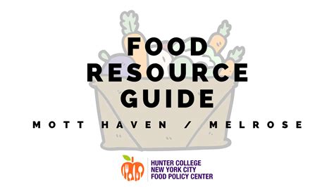 NYC Food Resource Guide: Mott Haven/Melrose - NYC Food Policy Center ...