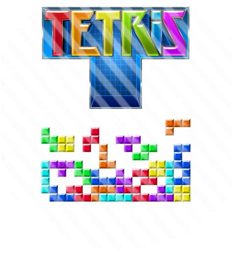 Tetris Game Colourful Logo Digital/graphic/png - Etsy