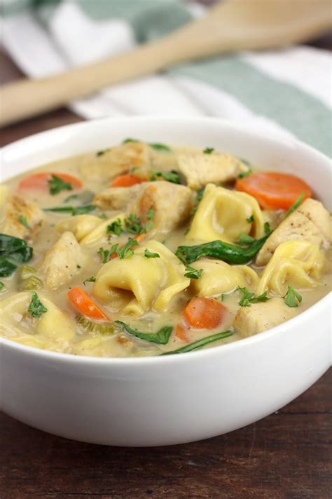 Creamy Chicken Tortellini Soup by The Toasty Kitchen | Chicken ...