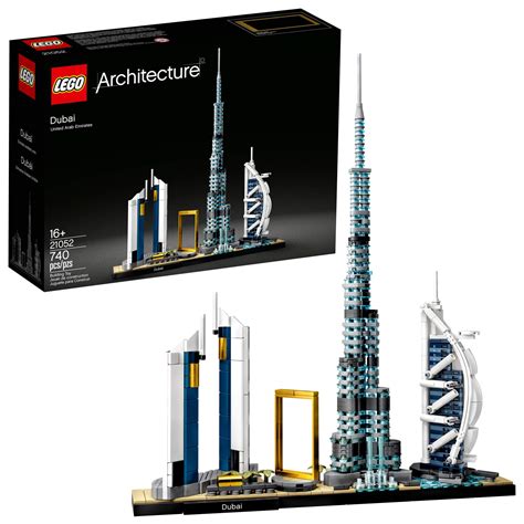 Buy LEGO Architecture Skylines: Dubai 21052 Building Kit, Collectible ...