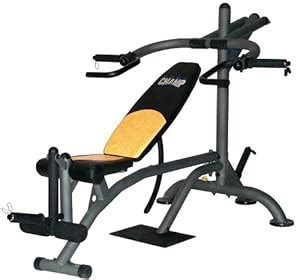 Amazon.com : Body Champ LB2600 Deluxe Leverage Bench : Adjustable ...