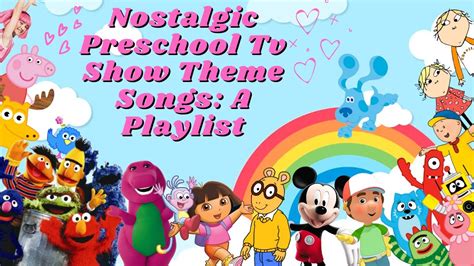 Nostalgic Preschool Tv Show Theme Songs || A Playlist w/ Playground ...