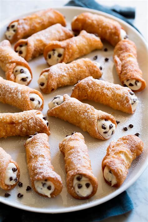 Cannoli (Canoli Filling and Shell Recipes) - Cooking Classy