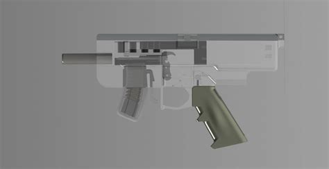 Semiautomatic Rimfire Printable Firearm in 22 LR 3D Model 3D printable ...