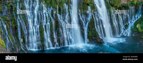 Waterfalls, Burney Falls Memorial State Park, Shasta-Trinity National ...