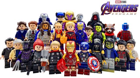 LEGO Avengers Endgame How To Build / Upgrade All Main Characters - YouTube