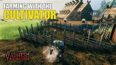 FARMING | Cultivator Tool and Planting Seeds | Valheim Gameplay | 35 ...