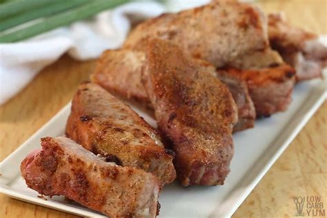 How to Cook Boneless Pork Ribs in the Oven Fast - Low Carb Yum