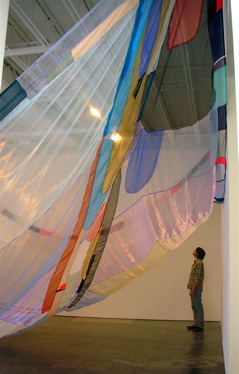 RACHEL HAYES | Fabric installation, Installation art, Art gallery