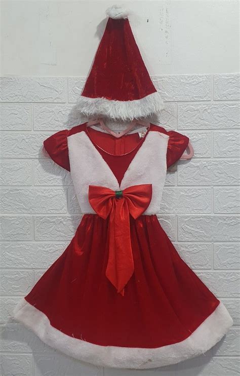 Mrs santa claus christmas costume, Babies & Kids, Babies & Kids Fashion ...