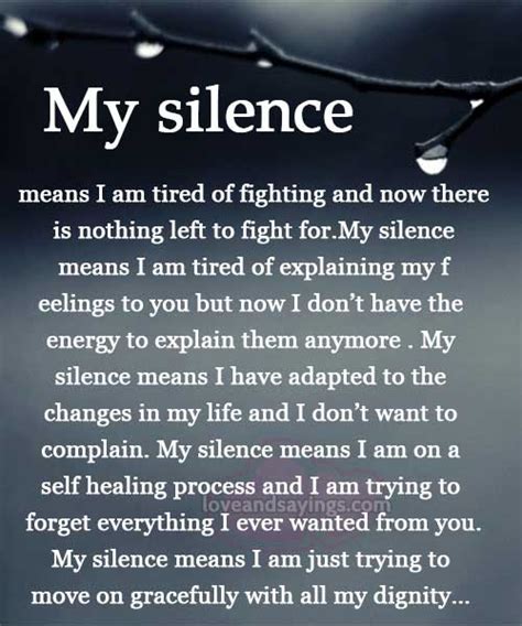 My Silence Quotes. QuotesGram