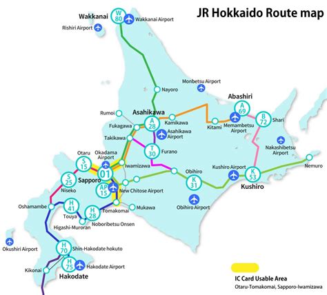 JR Hokkaido Railway Route Map and Timetable | UU-Hokkaido Official Site