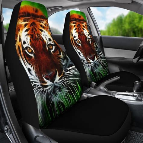 Tiger Car Seat Covers set of 2 Universal Front Car and Suv - Etsy