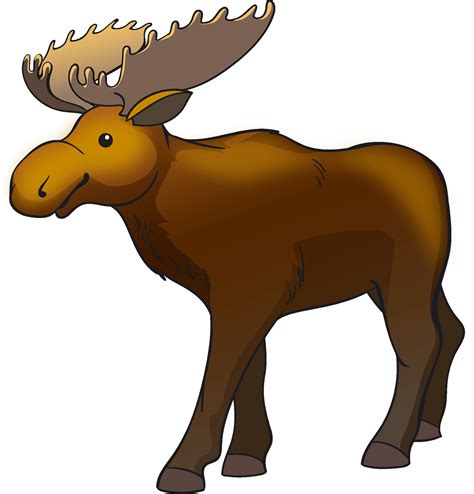 Moose Png Clipart Cartoon Moose Transparent Png Kindpng | Images and ...