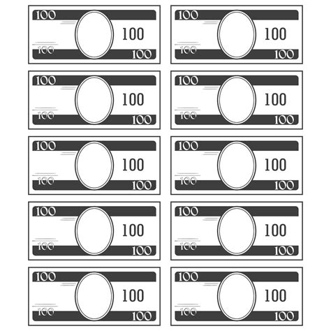 Printable Play Money Template