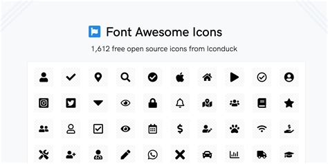 Font Awesome Icons by Iconduck | Figma