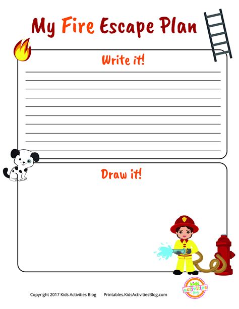 Get This Free Printable Fire Escape Plan To Keep Your Family Safe