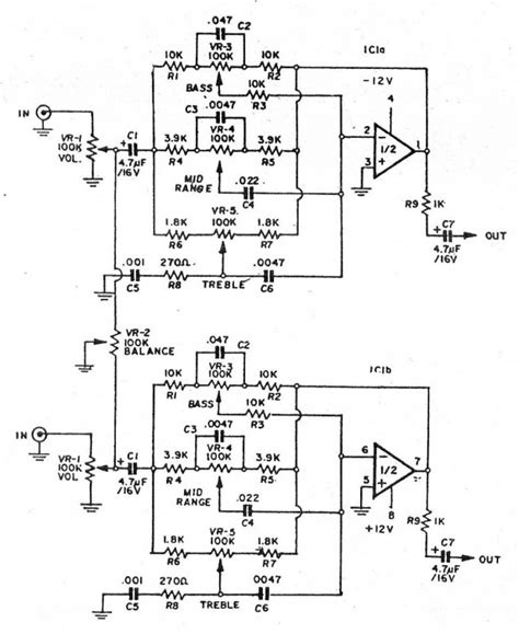 Guitar Tone Control Schematic