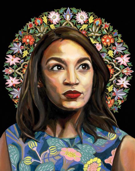 AOC, Me, Oil on panel, 2020 : r/Art