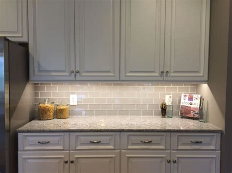 Smoke Glass Subway Tile | 1000 | White kitchen tiles, Kitchen remodel ...