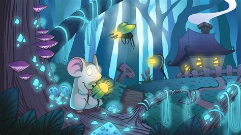 Mysterious Forest Animation on Behance