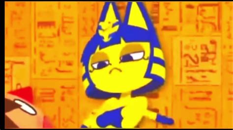 Ankha Zone animal crossing FULL VIDEO UNCENSORED Egyptian cat song ...