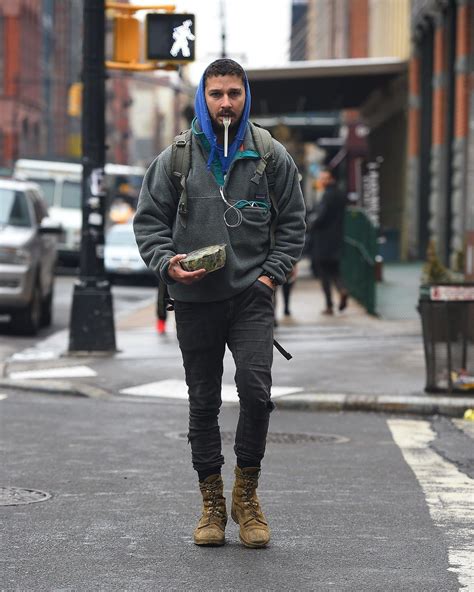 30 clichés du style normcore de Shia Labeouf | Mens street style, Style ...