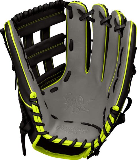 Custom Rawlings 112.75” H-Web Zebra Shell Neon Yellow ...