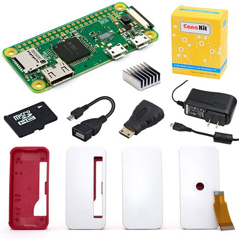 Buy CanaKit Raspberry Pi Zero W (Wireless) Complete Starter Kit - 16 GB ...