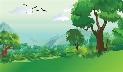 Cartoon Forest Vector Art, Icons, and Graphics for Free Download